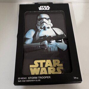Star Wars Stormtrooper 3D Memo Pad Manga Template New From Japan